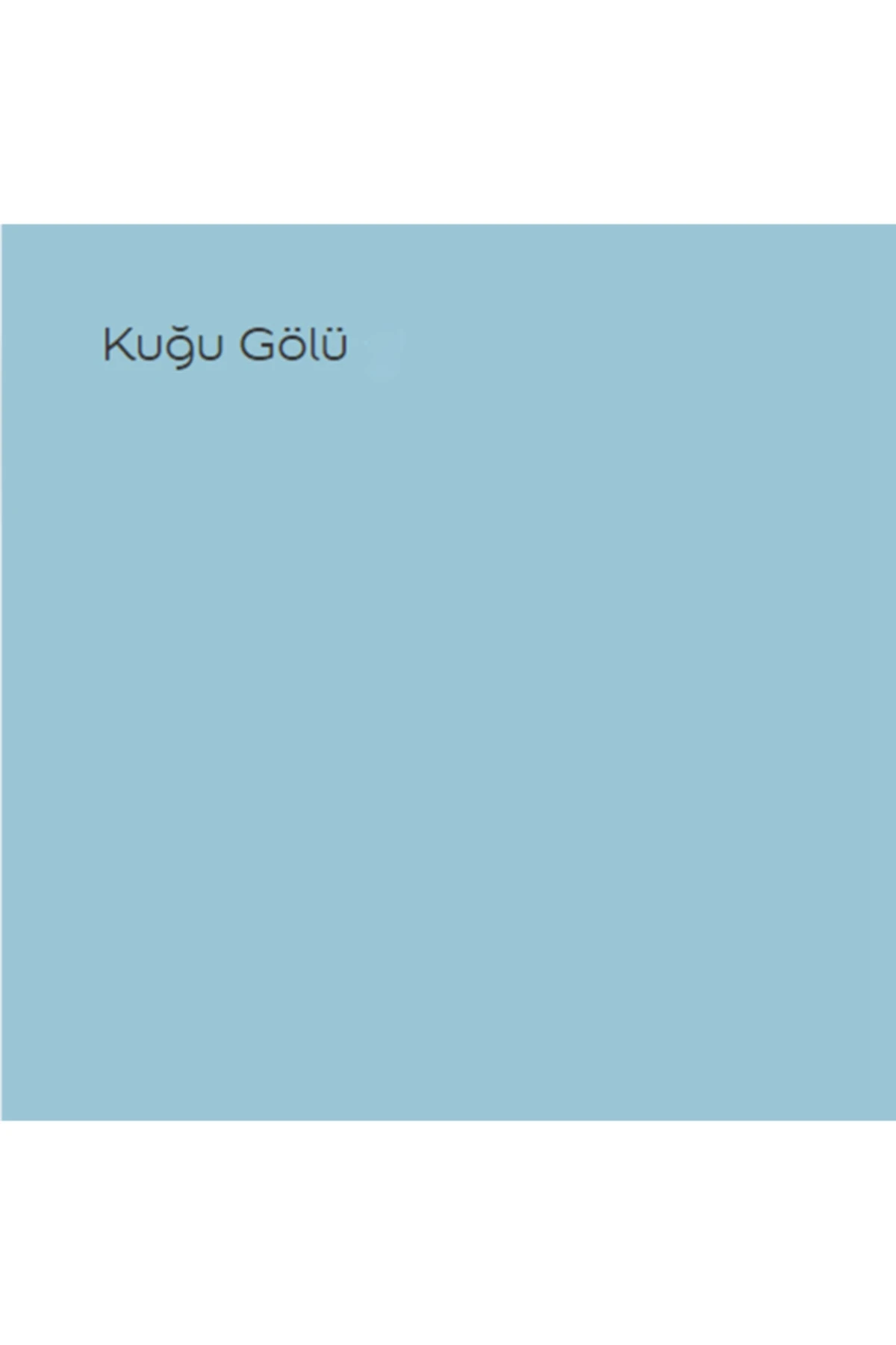 Plastik Mat Silinebilir Iç Cephe Boyası Kuğu Gölü 2,5 Lt (3,5 Kg)