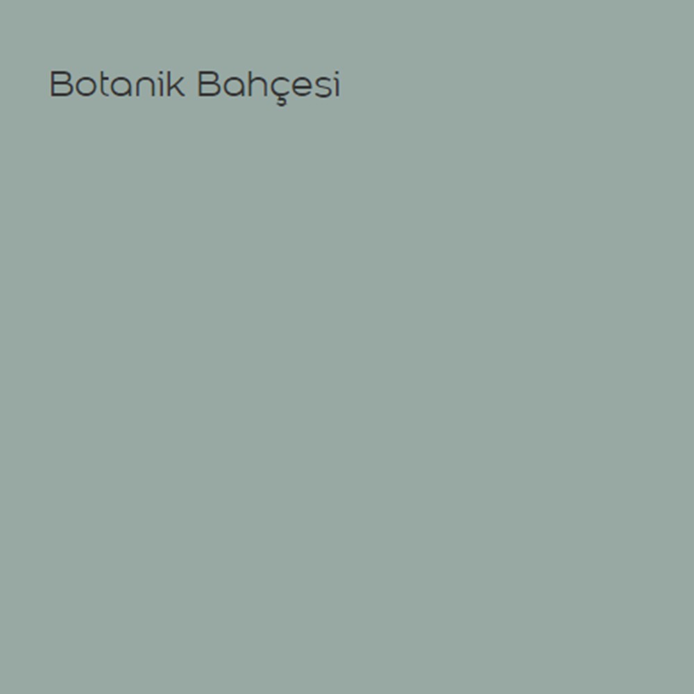 Plastik Mat Iç Cephe Boyası Botanik Bahçesi 2,5 Lt (3,5 Kg)