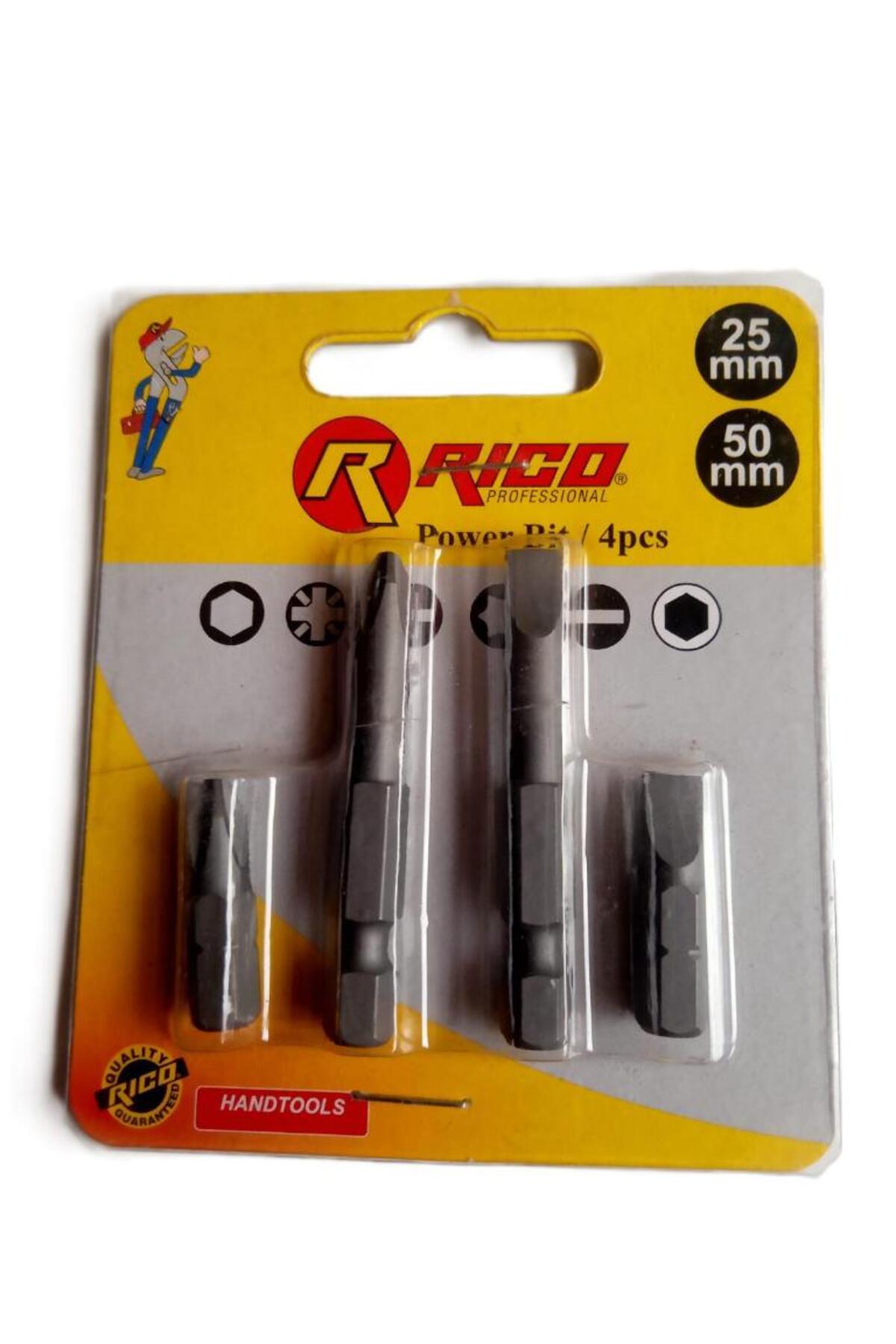 RİCO Kk1146 Bits Uç Seti Takımı 4 Parça 25mm-50mm