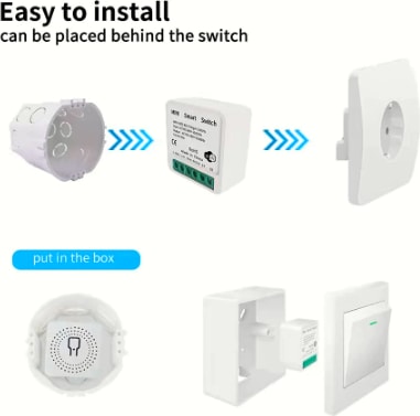 m smart Wifi Mini Akıllı Anahtar 16A 2-Way Dıy Anahtarları
