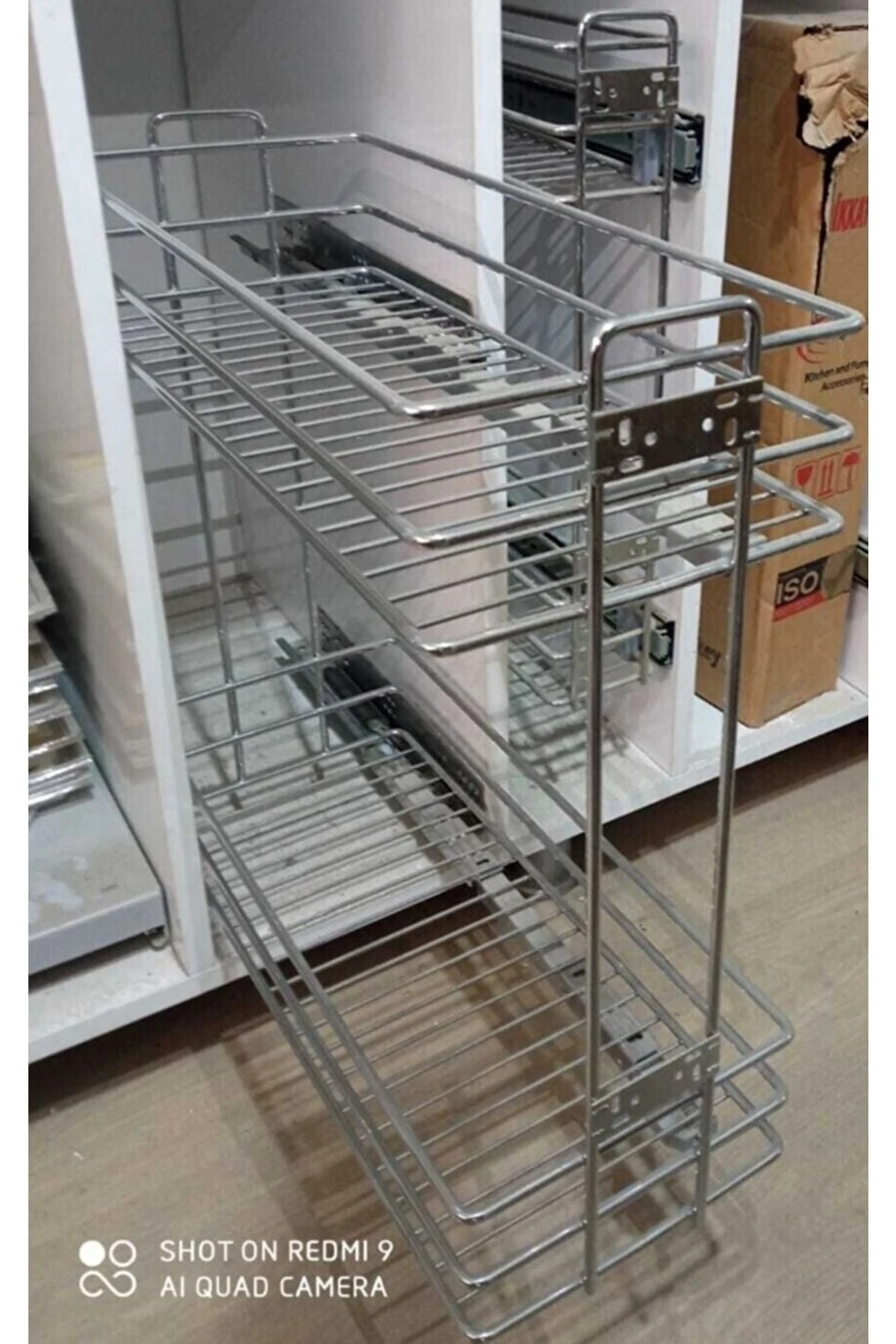 Yandan Raylı Mutfak Dolap Altı Şişelik(YAĞDANLIK) Ray 11 Lık