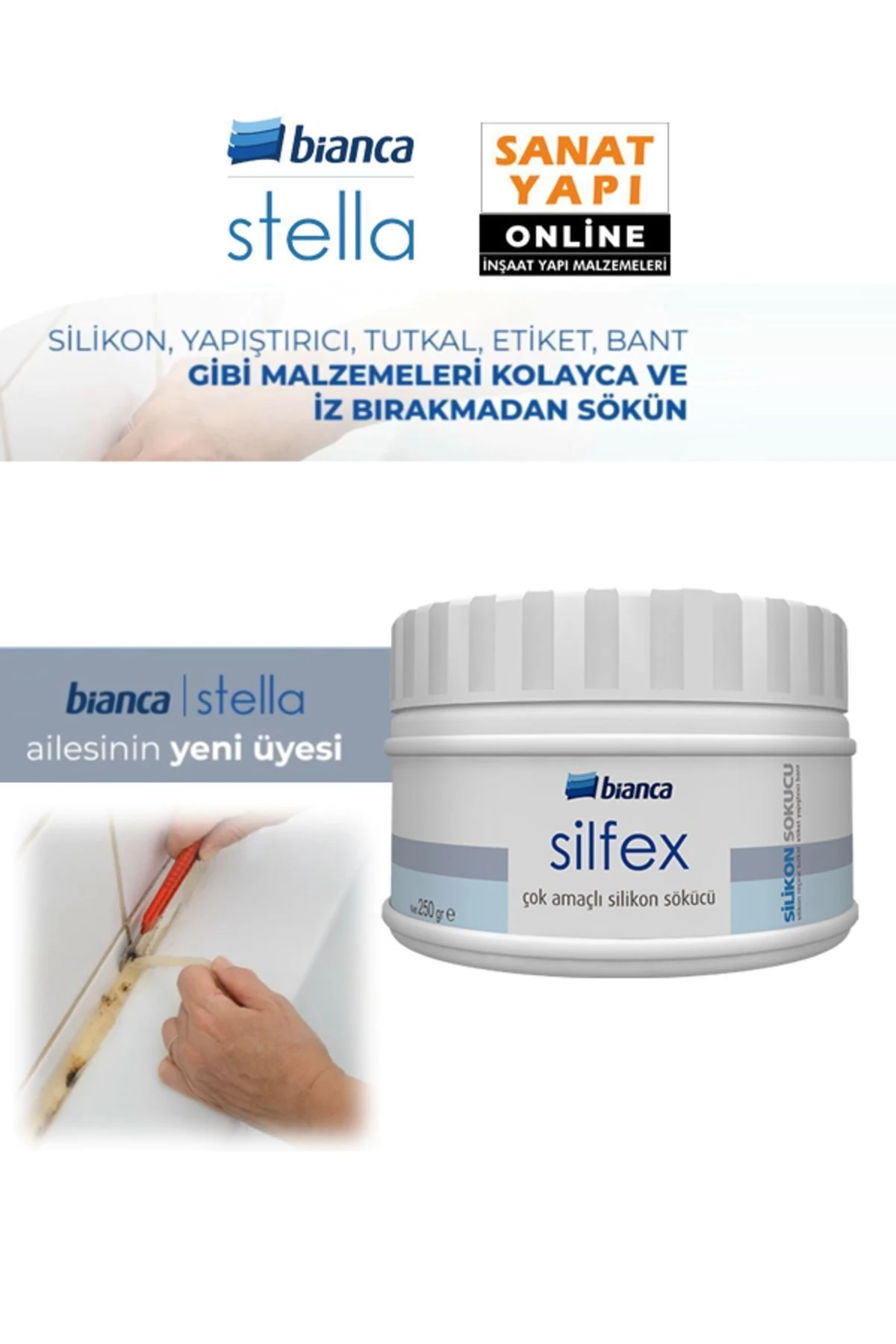 Silfex Çok Amaçlı Silikon Sökücü 250ML