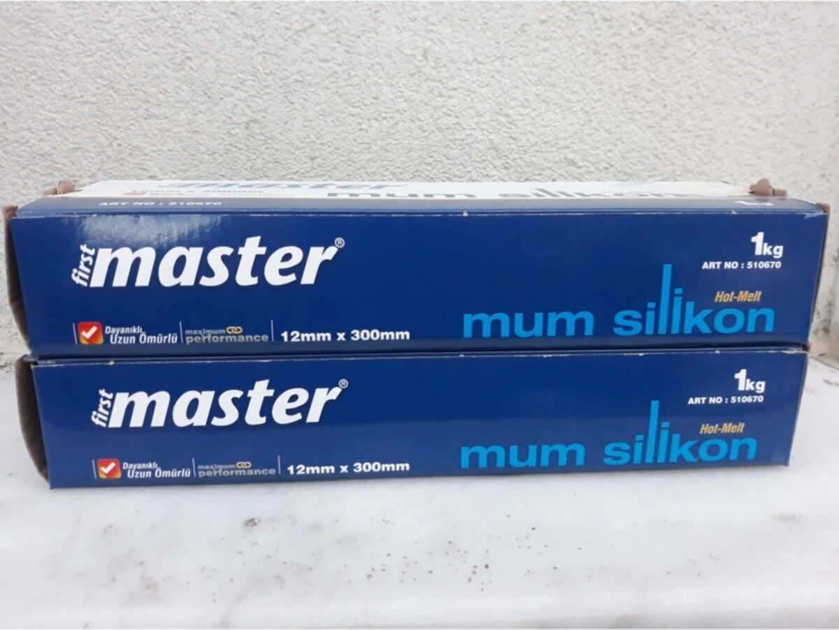 1. Kalite 12MM Sıcak Silikon Mum 1 Kilogram Kl Home