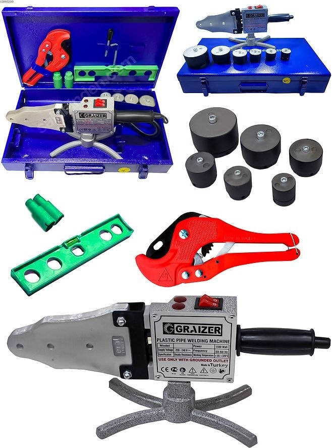 Powerforge Plastik Boru Kaynak Makinesi Full Set