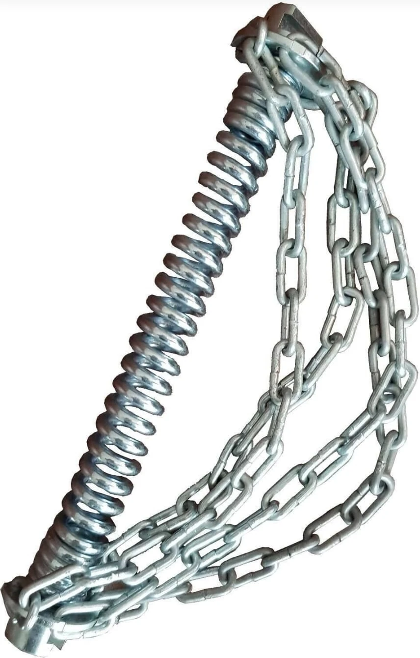 Kanal Açma Makinesi Zincirli Uç Parçalayıcı 16 mm Zincirli