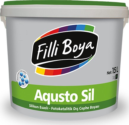 Aqustosil Silikonlu Fotokatalitik Dış Cephe Boyası 15 Lt 11S