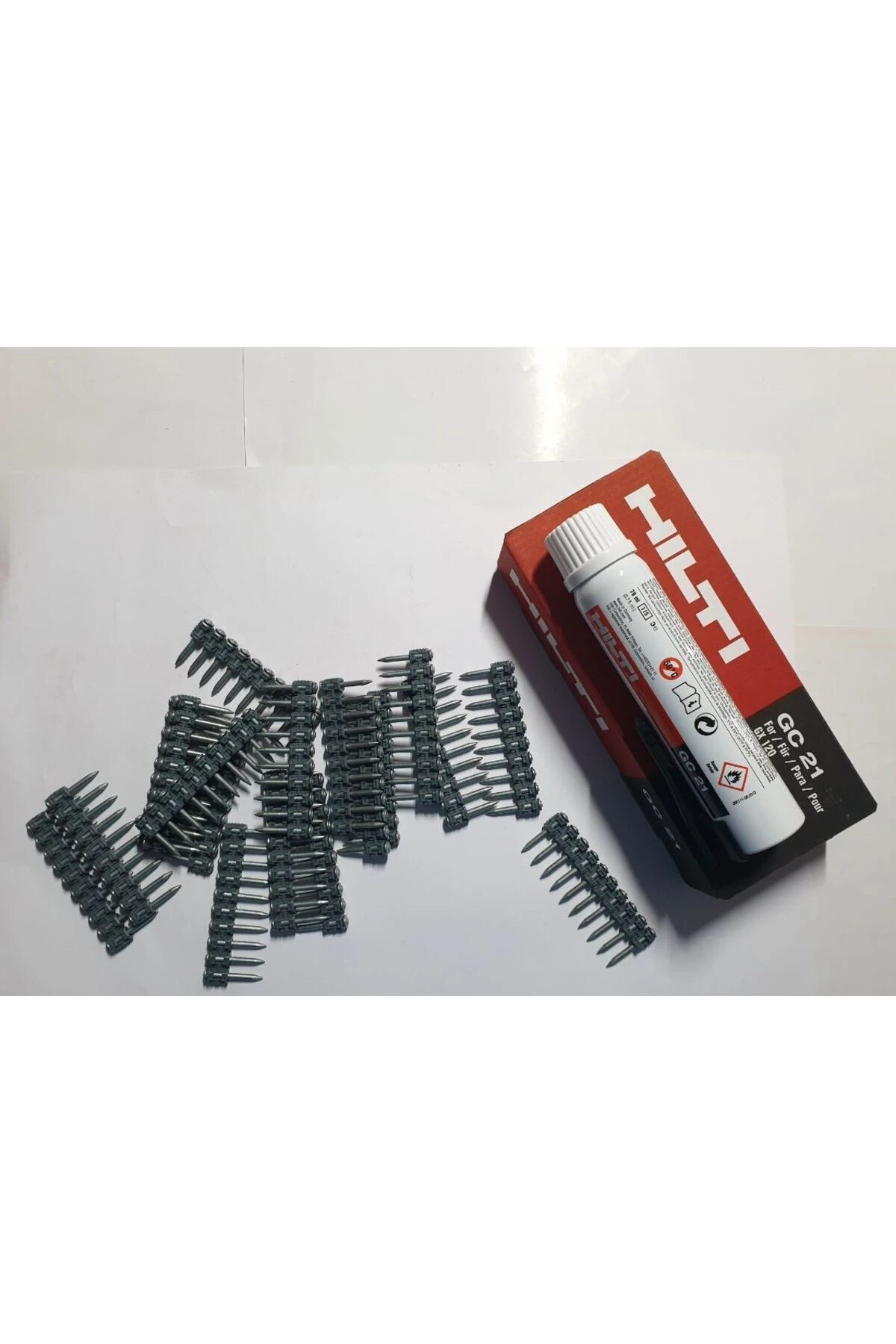 HILTİ 27 MX ÇİVİ 750 ADET + GAZ TÜPÜ GC 22