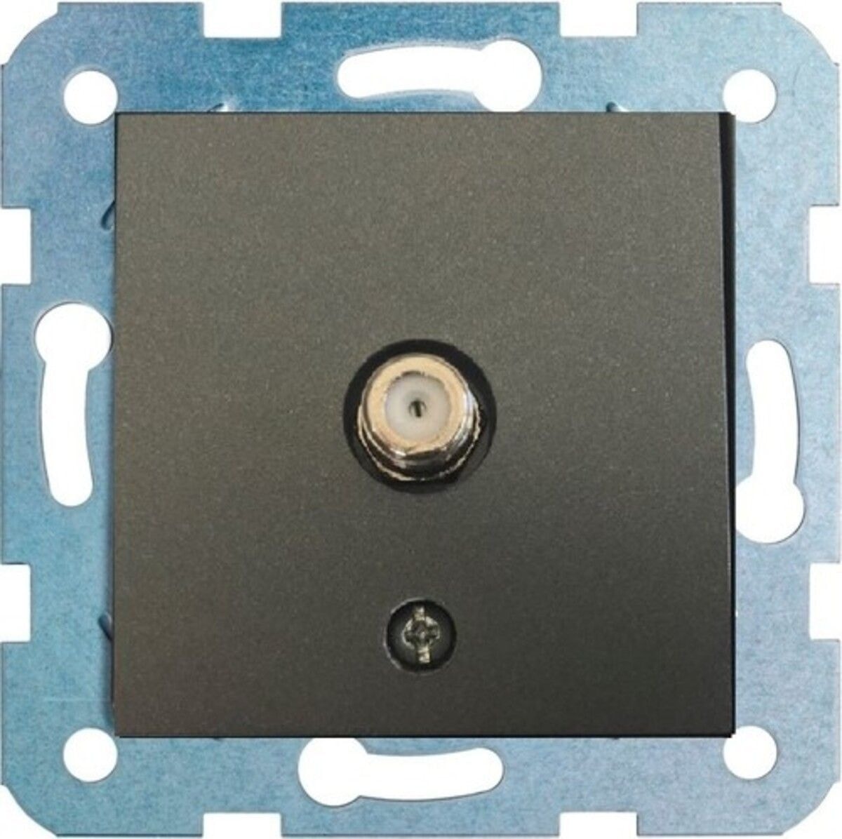 Grano Füme Uydu Tv Prizi F Konnektör Çerçevesizdir