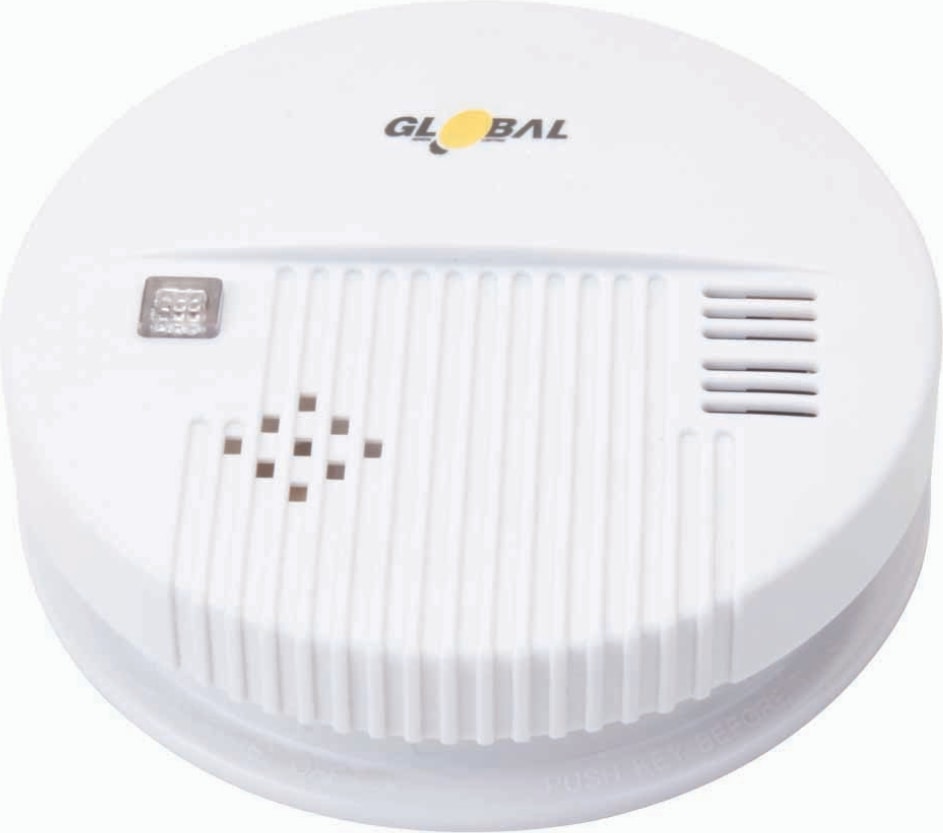 Duman Dedektörü 90 Db Yangın Alarmı, Ev & Iş Yeri Için Erken Uyarı Sistemi, Kolay Montaj