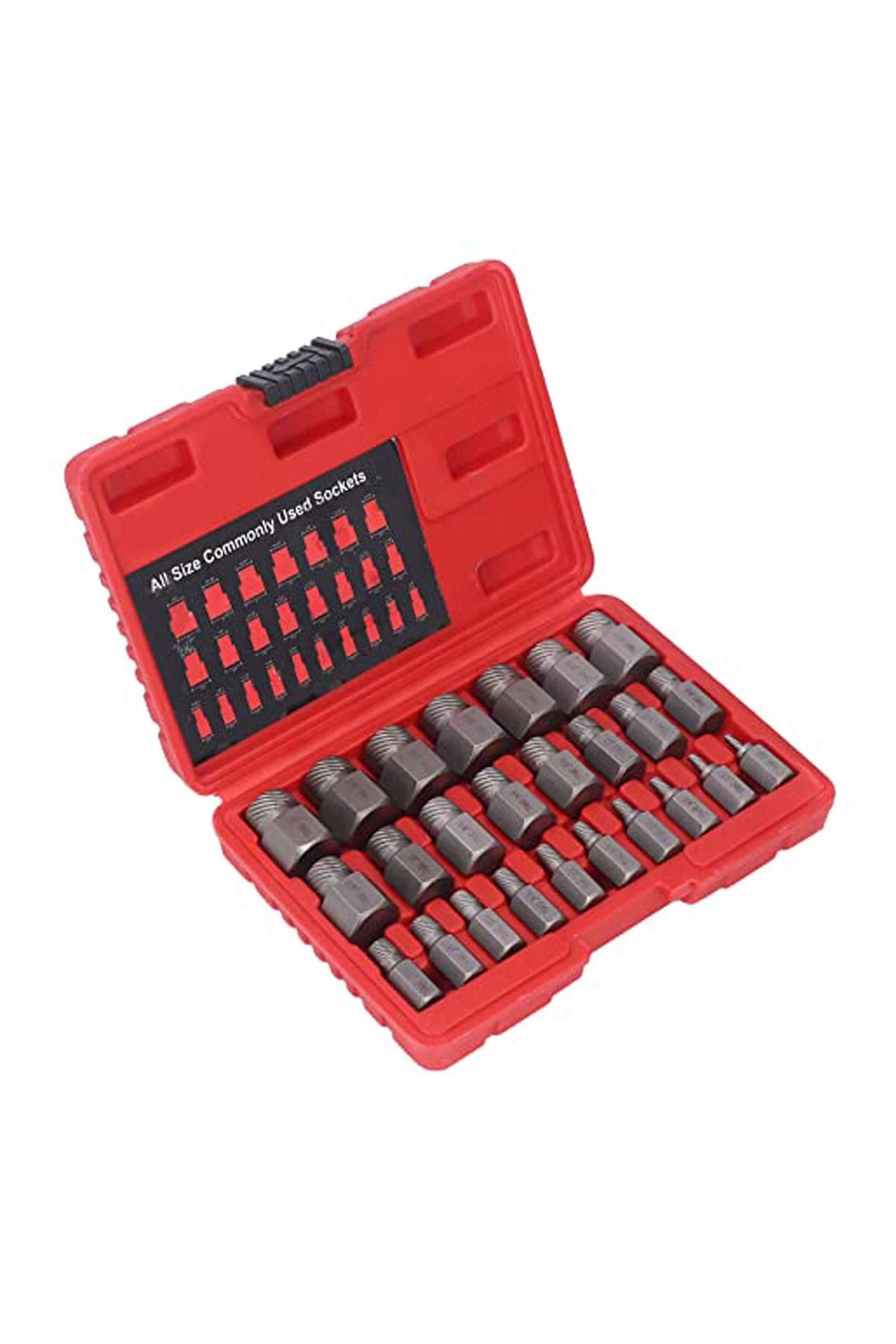 Hasarlı Somun Vida Çıkarıcı Hex Seti 25 Parça