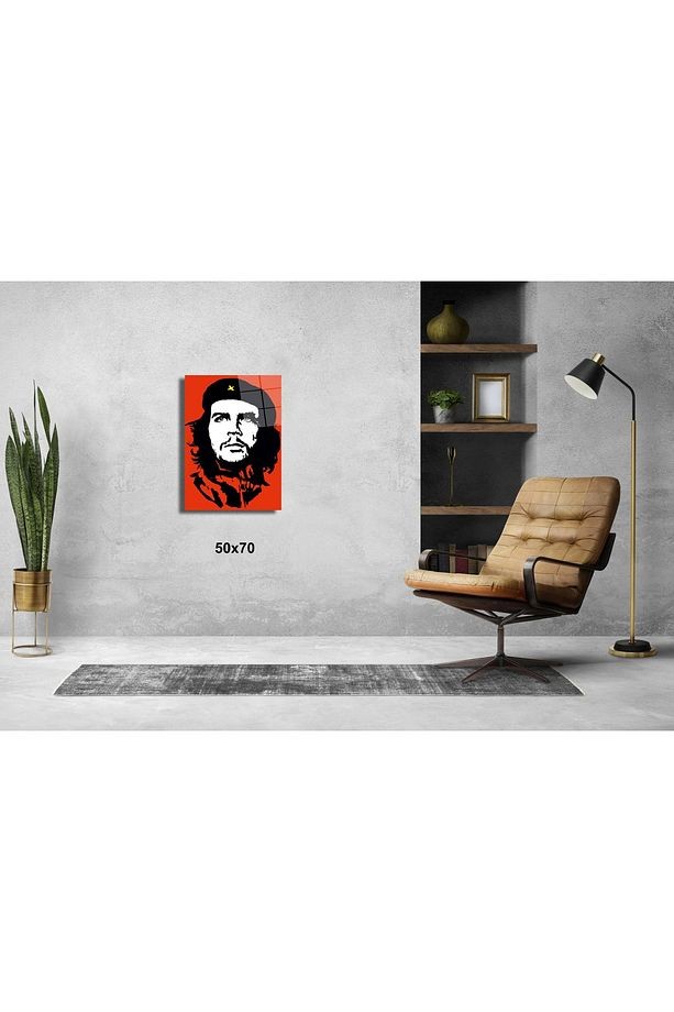Che Guevara Sinema Ve Ünlüler Cam Tablo #PCT0885