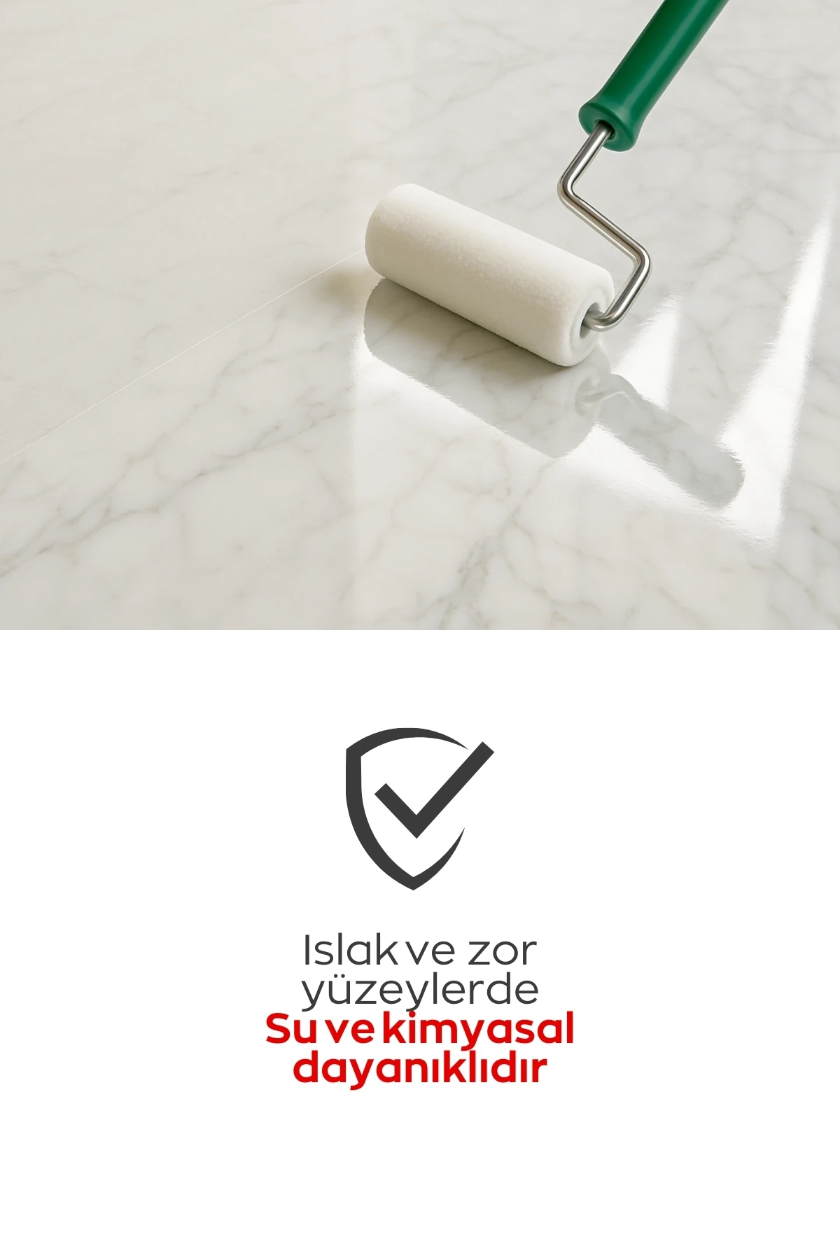 Su Bazlı Ultra Parlak Sıvı Cam Vernik – Şeffaf, Tek Bileşen, Fayans, Mermer, Ahşap, Mobilya