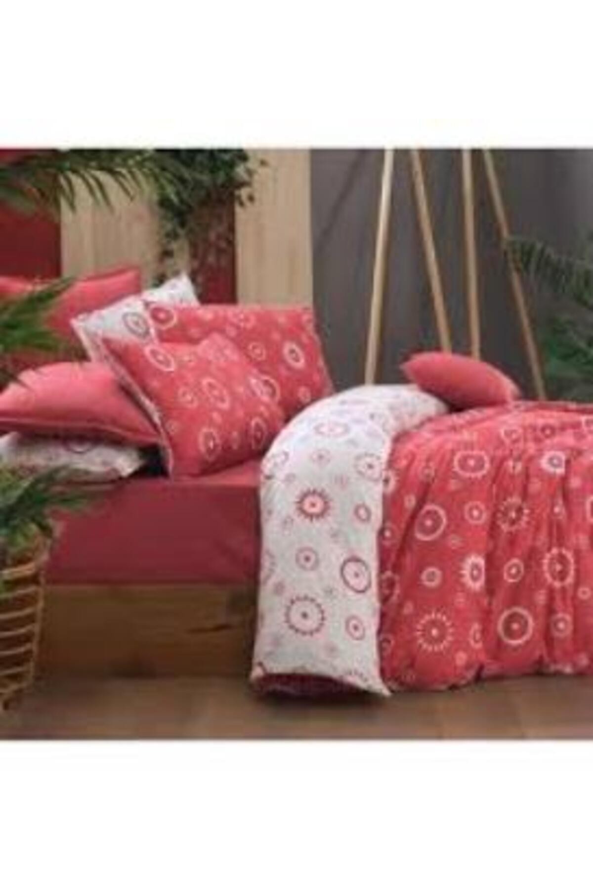 Merlot Fancy Poplin Pamuk King Size Nevresim Takımı