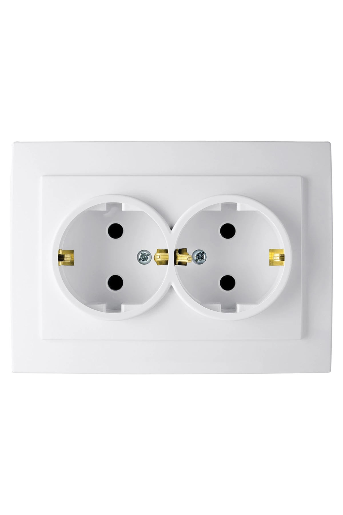 Beyaz Ikili Topraklı Priz Touran 24111025