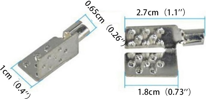 20 Adet Alüminyum-Bakır Isıtıcı Filmi Bağlantı Klipsi