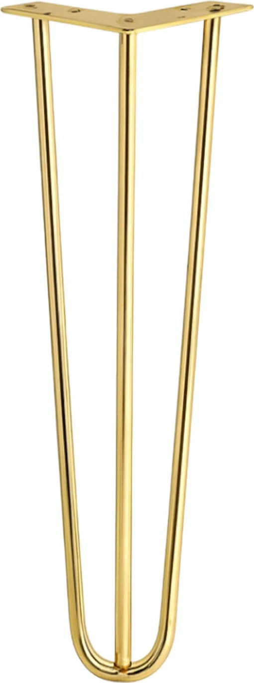 Martı 71 cm Gold Altın Metal Masa ve Sehpa Ayağı Tekli Dayanıklı Mobilya Yükseltici Destek Modeli