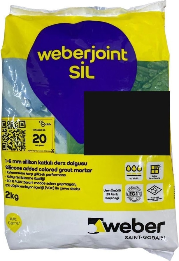 Weber Joint Sil 413 Siyah Derz Dolgu 2 kg