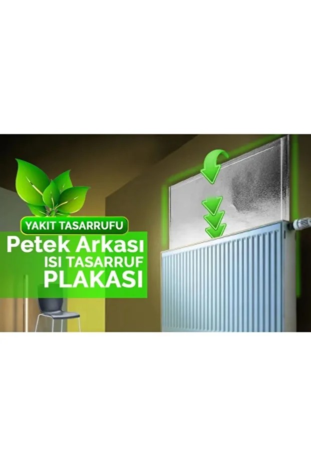 3 Adet Petek Radyatör Arkası Isı Yalıtım Plakası Isı Yansıtıcı Plaka