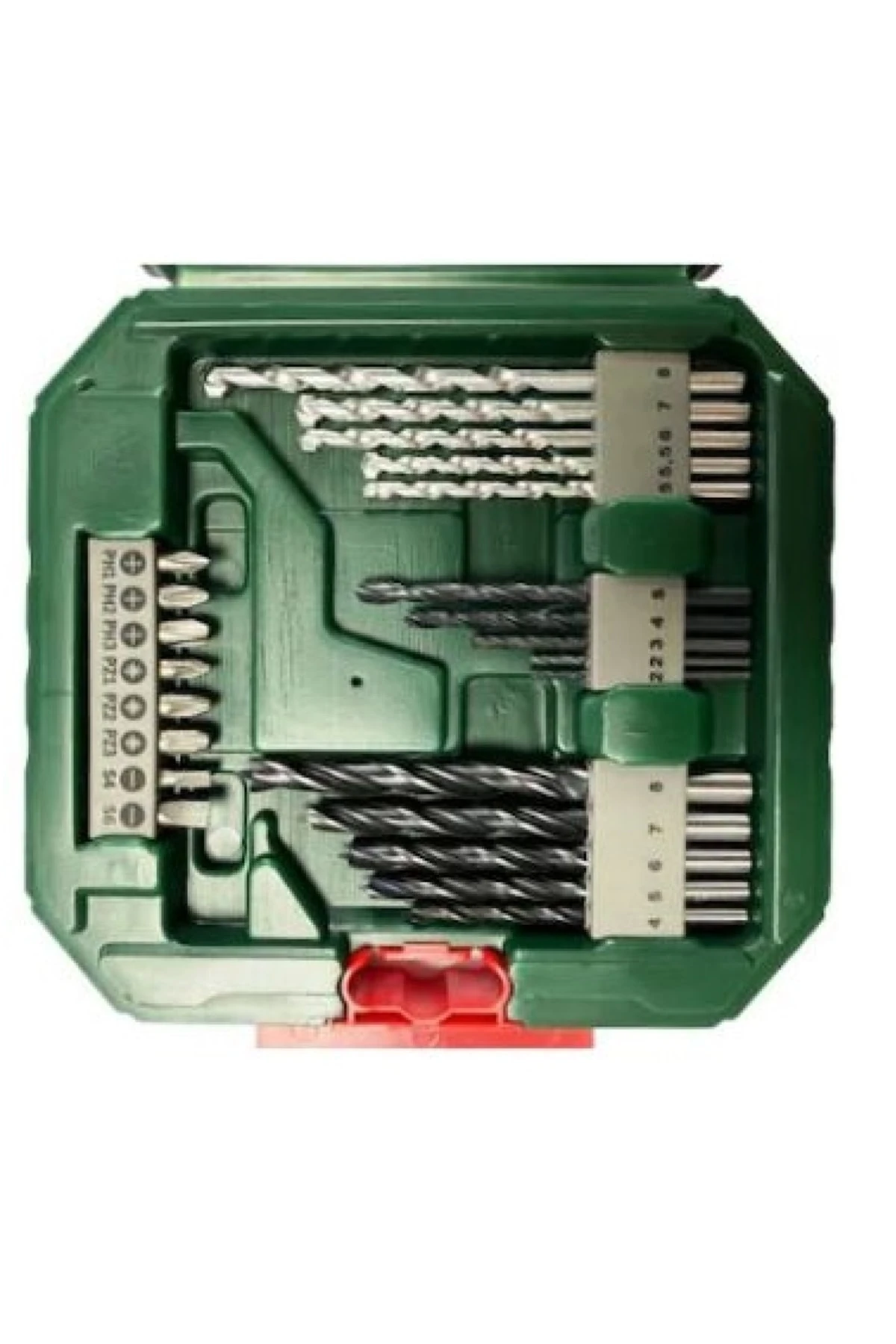 Darbeli Matkap Şarjlı Matkap Akülü Matkap Vidalama + 38 Parça Matkap Ucu Vidalama Ucu