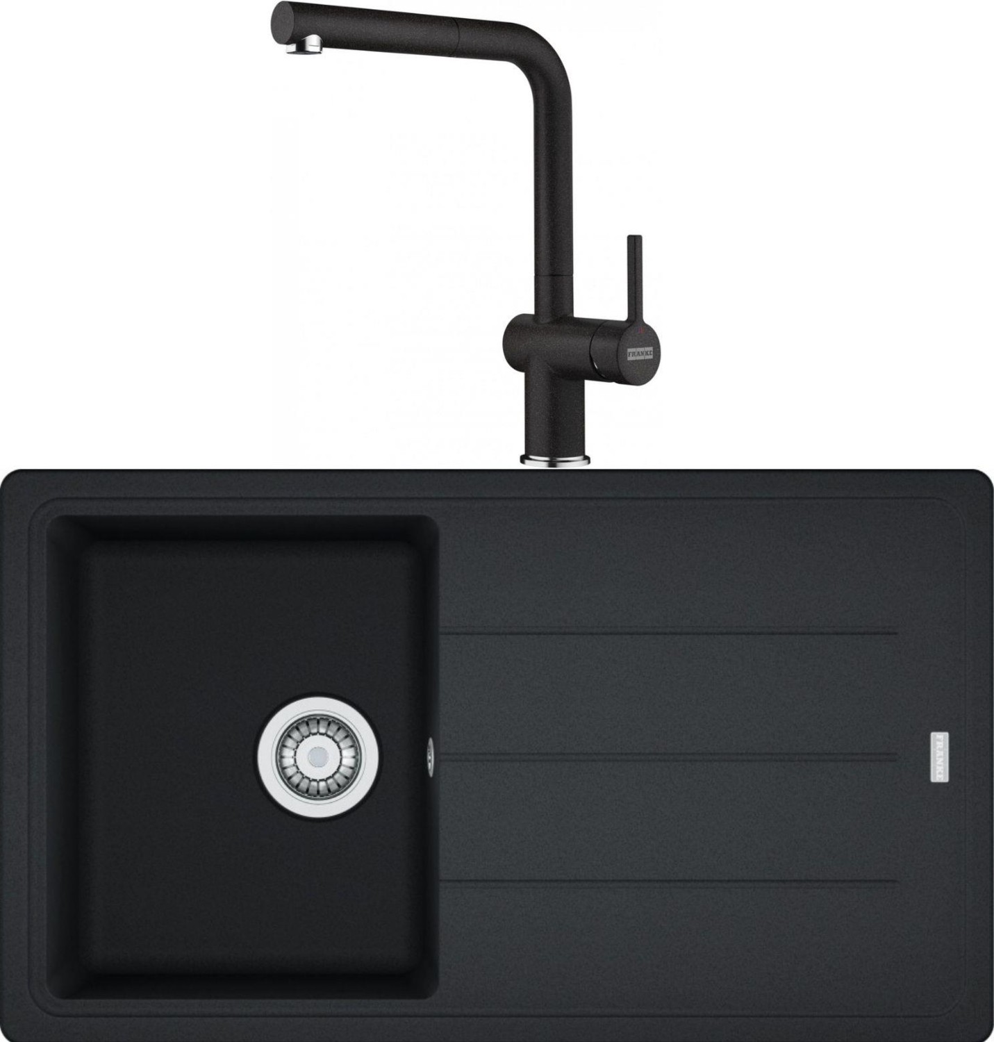 Basis Bfg 611-86 Nero Granit Evye-Active Plus Doccia 2.0 Batarya Seti
