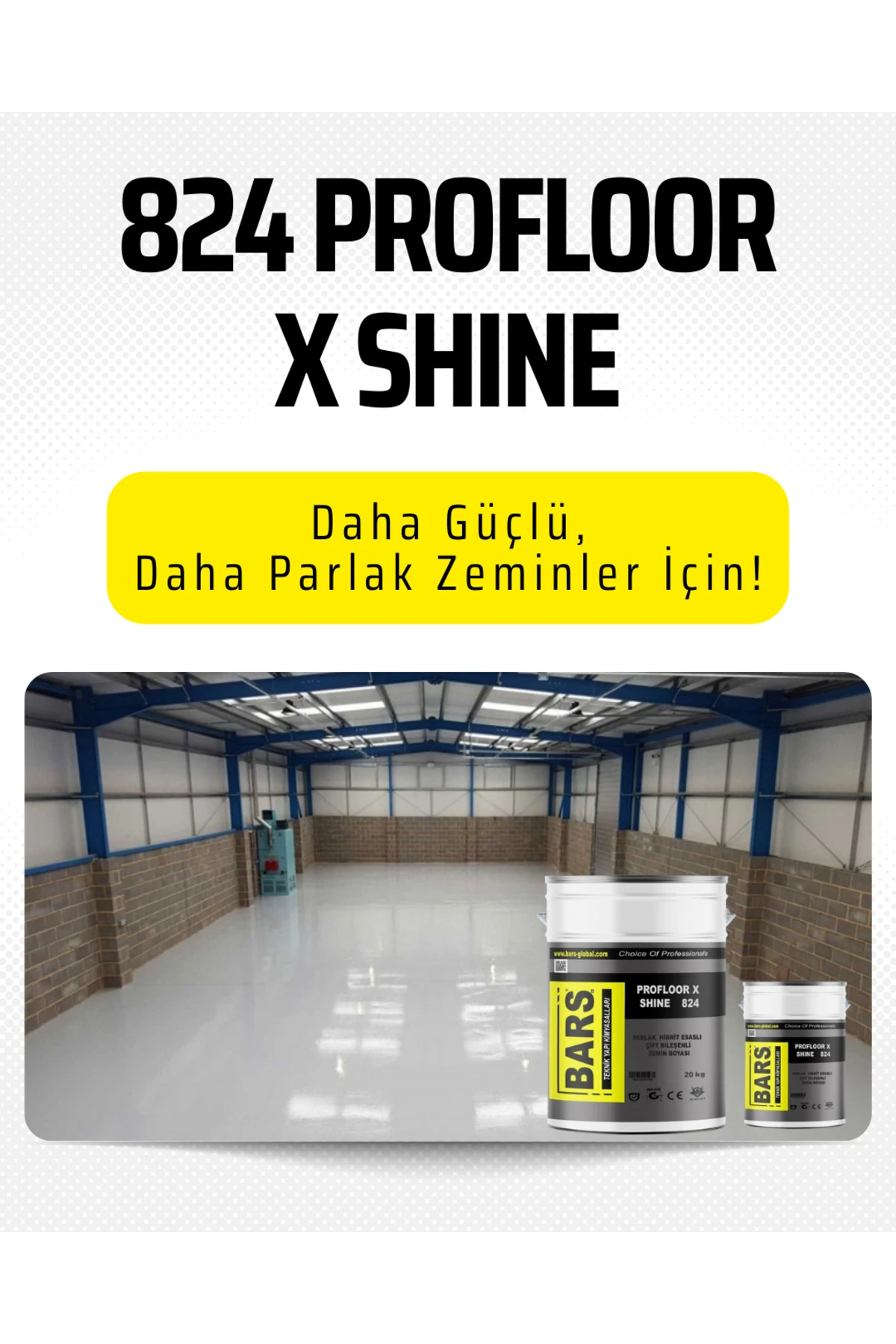 Hibrit Reçineli Çift Bileşenli Parlak Son Kat Genel Boya