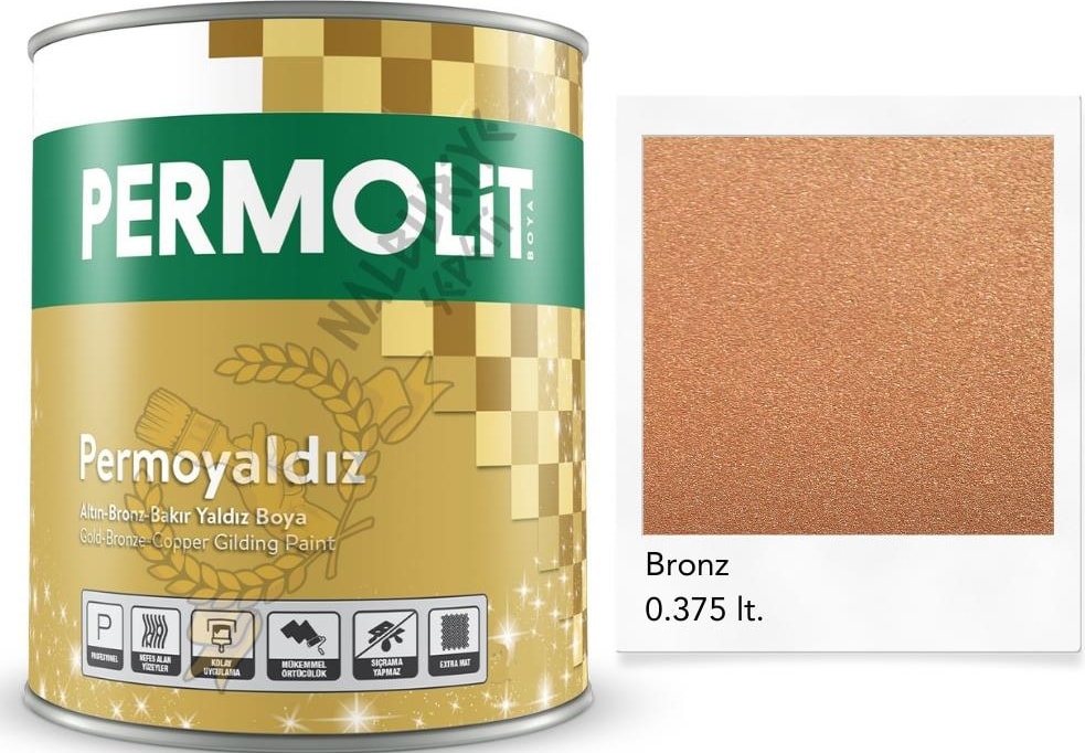 Isıya Dayanıklı Dekoratif Yaldız Boya Bronz 0.375 Lt.