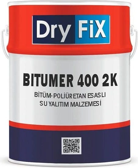 BITÜMER400 2k Bitüm Poliüretan Esaslı 2k Su Yalıtım Malzemesi 40 kg Set