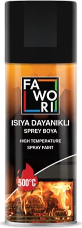 Faworı Sprey Boya Isıya Dayanıklı Siyah