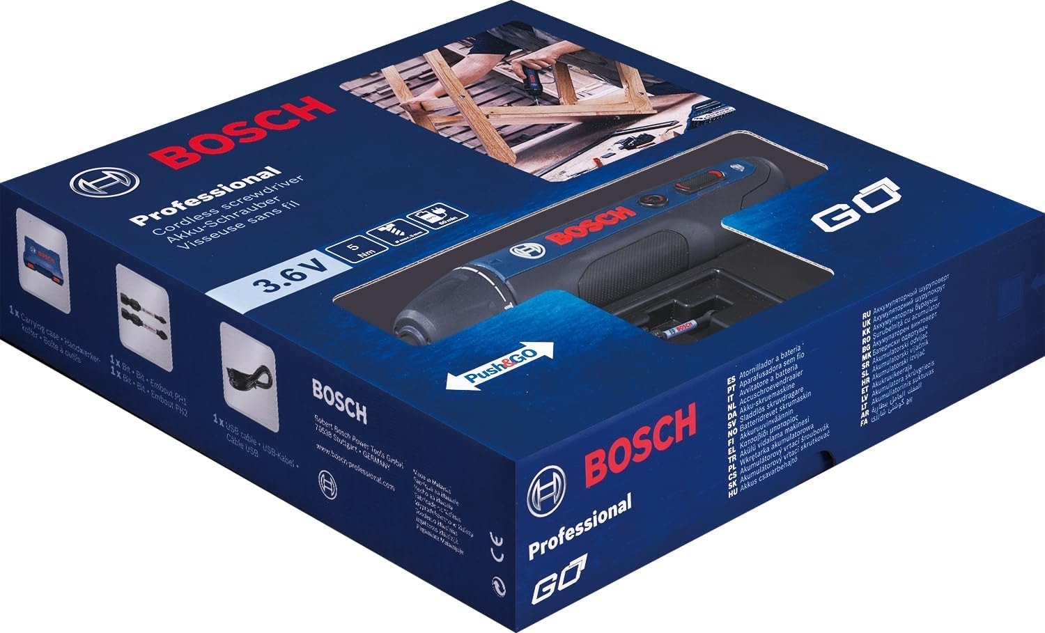 BOSCH Go 2 Akülü Vidalama Makinesi