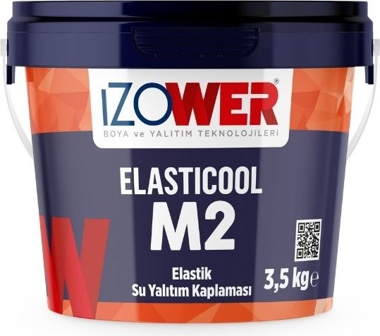 Izower M2 Elastik Su Yalıtım Kaplaması- Gri- 3,5 kg