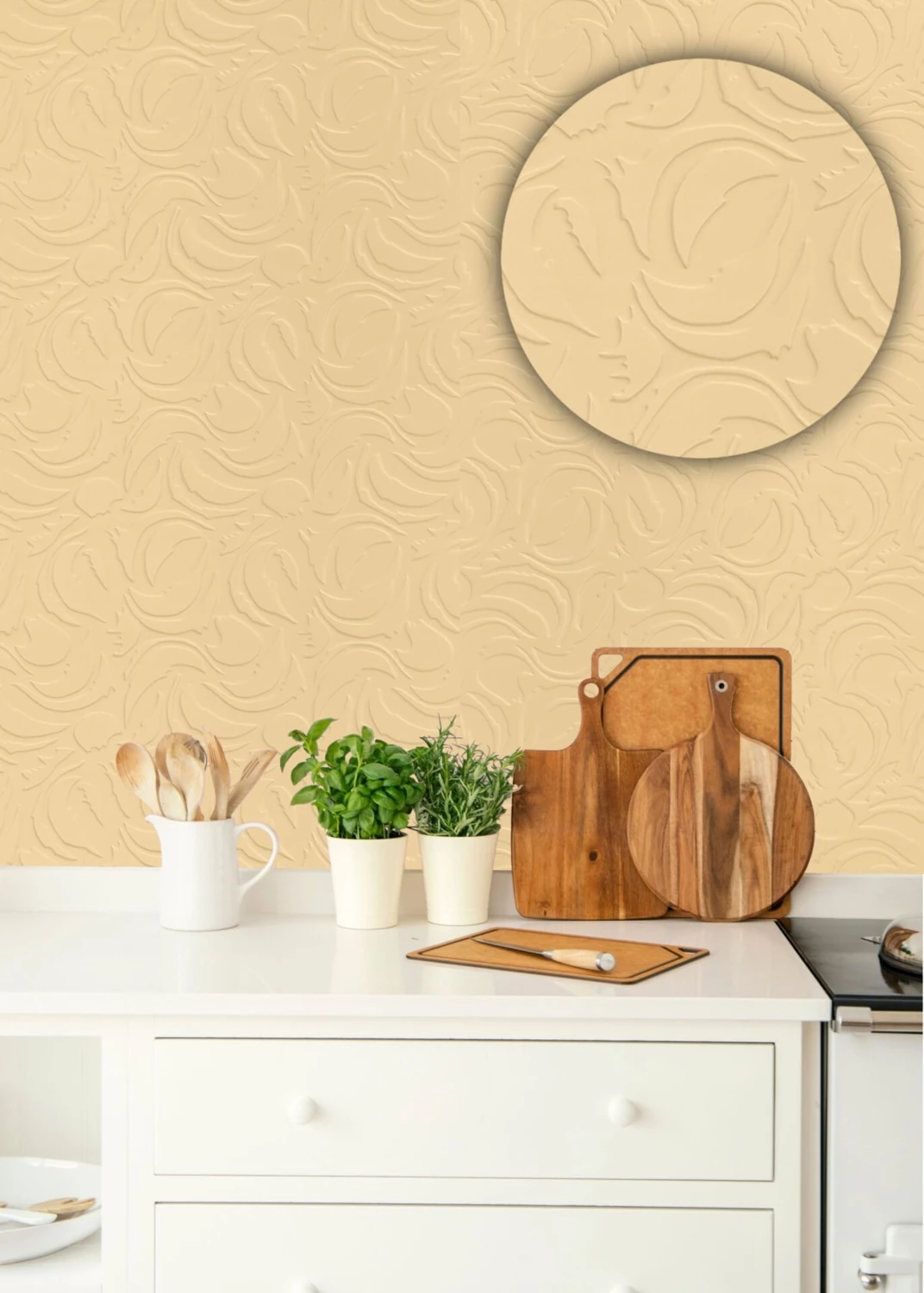 3D Duvar Paneli Boyanabilir Dekota 60X120 cm / Modern Desenli 7'li Paket-5 M²