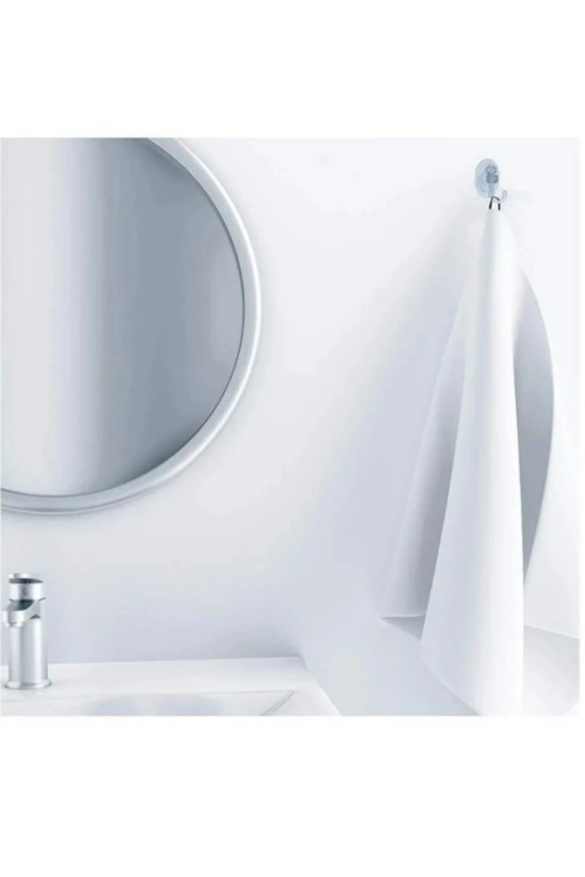 Kancalı Cam Vantuzu 5 Adet Şeffaf Vantuz Askı Öpücük Askı 3 cm