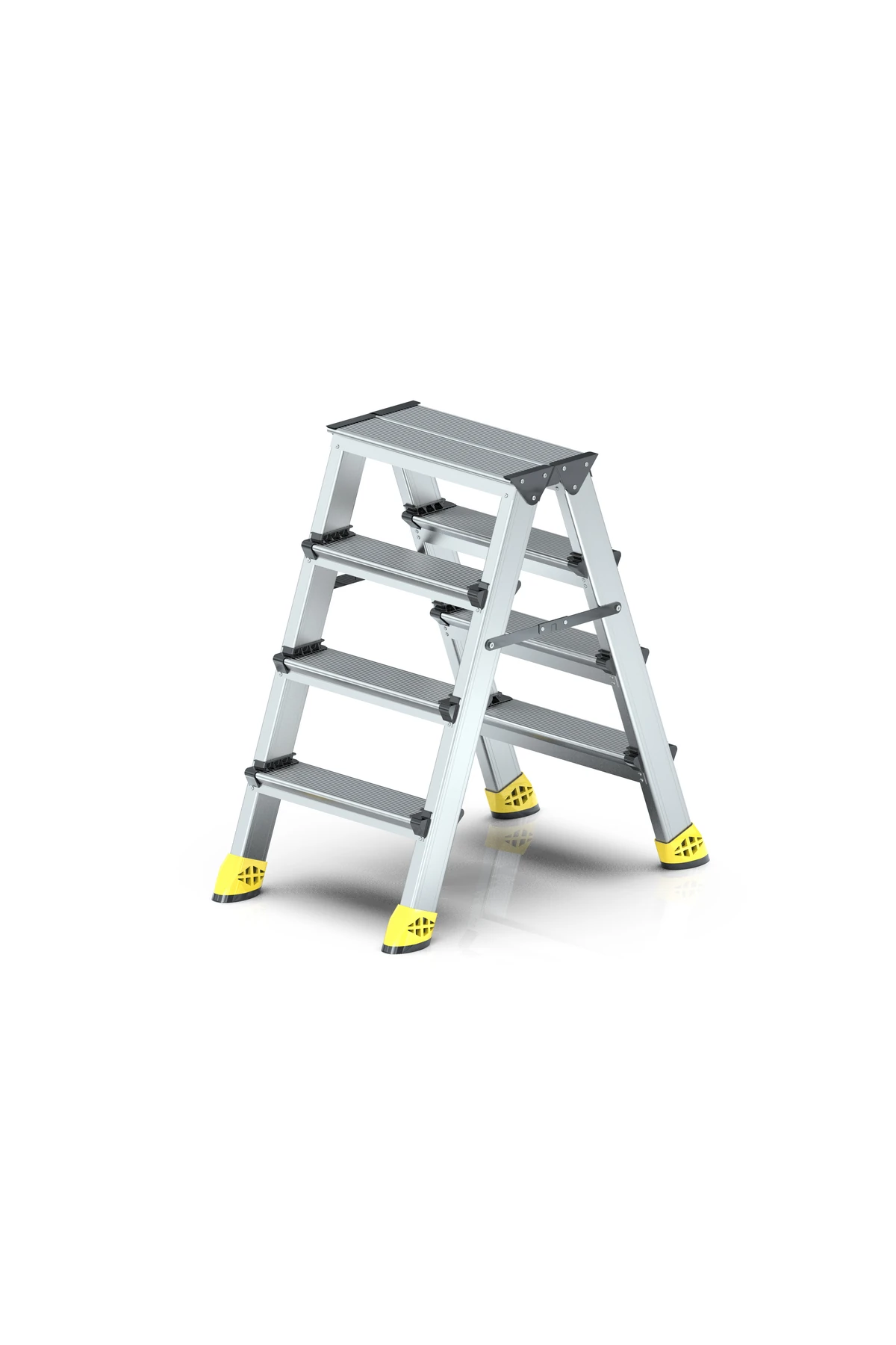 - Sky Gold Çift Taraflı Alüminyum Merdiven 4+4