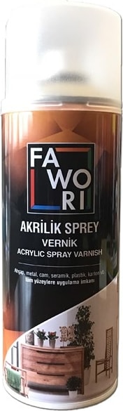 Akrilik Sprey Vernik Parlak 400 Ml
