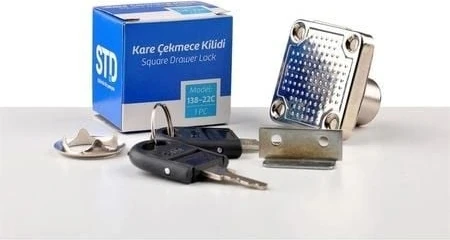 Std 138-22 mm Kare Çekmece Kilidi