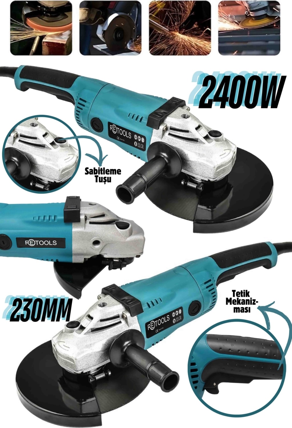 230 mm Büyük Taş Motoru