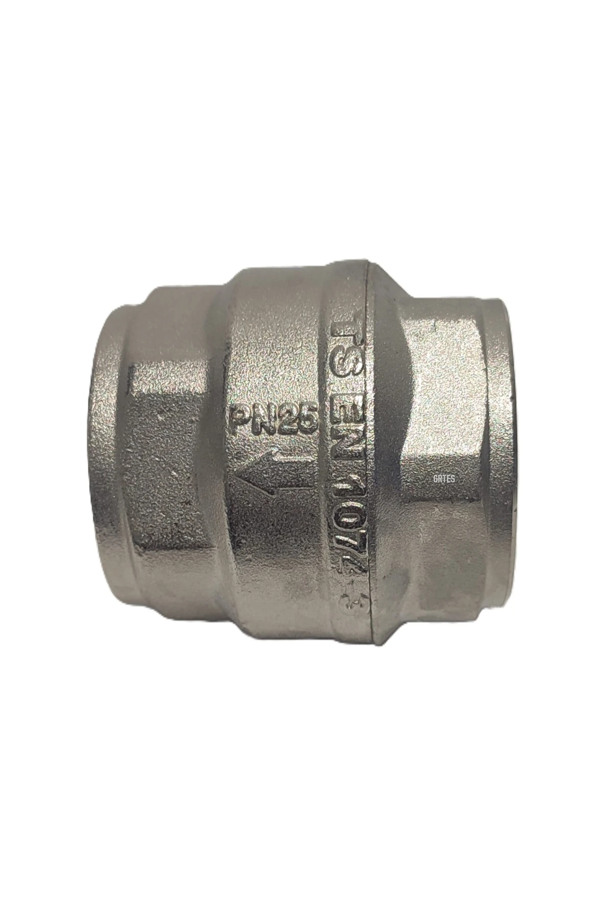 11/2" Dn40 Sarı/Krom Dik Çekvalf - Vertical Check Valve