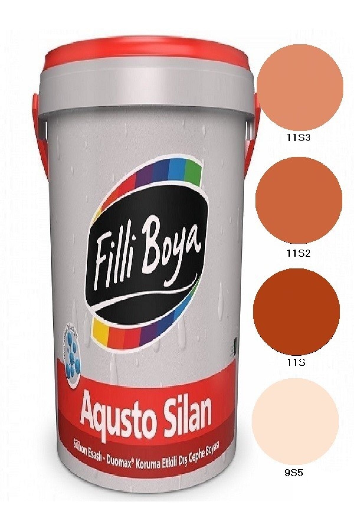 Aqusto Silan Silikon Esaslı Dış Cephe Boyası 2.5lt (11s3)