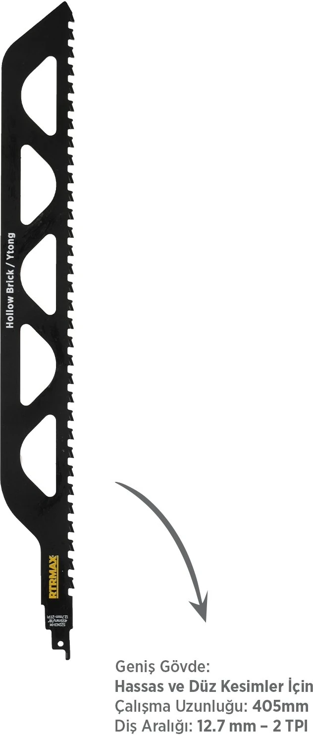 RH17675 Gazbeton - Ytong Tilki Kuyruğu - S2243HM Model 455 mm