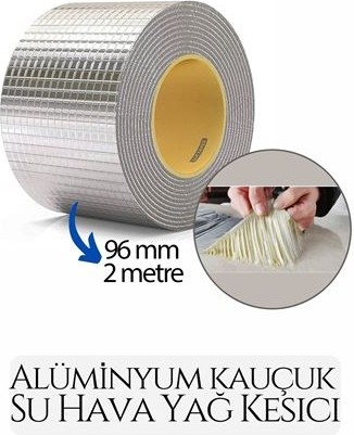 96 mm Su Hava Yağ Kesici Izolasyon Bandı 2 Metre