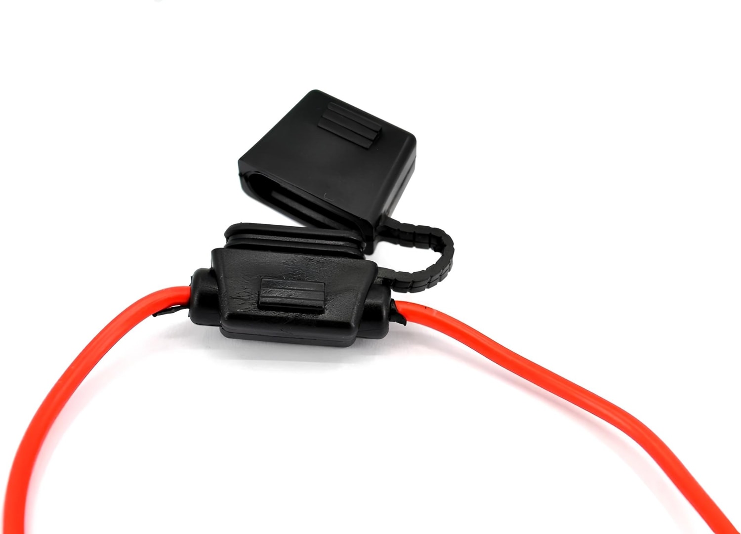 Muhafazalı Standart Bıçak Sigorta Yuvası Kutusu Kablolu Kapaklı