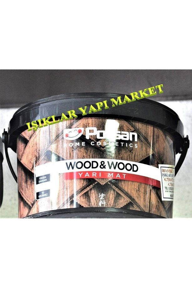 Wood&w-antiaging-ahşap Verniği-yarı Mat-su Bazlı-2,5litre (2,60KG.)-163-açık Meşe