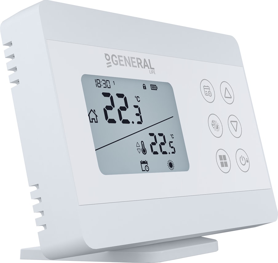 HT300S RF Kablosuz Oda Termostatı Gelişmiş TPI Teknolojisi ile %35 Enerji Tasarrufu