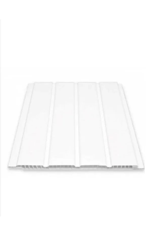 Plastik Lambiri-pvc Lambri Düz Beyaz Fugalı Tavan Ve Duvar Kaplama 20 cm X 2 Metre (4 Metrekare)