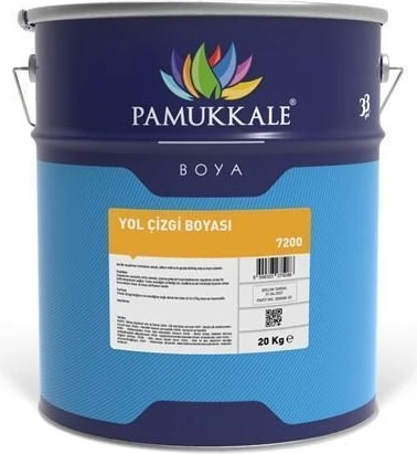 7206 Yol Çizgi Boyası Sentetik 20 kg Siyah Ral 9005
