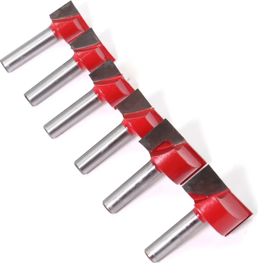 8X25 8mm Shank Temizleme Alt Freze Uçları Çapı Karbür Kesiciler Ahşap Araçları Freze Kesici Ağaç Işleme Yüzey Planya Yönlendirici (Yurt Dışından)