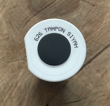 400ML Mat Siyah Sprey Boya Mat Siyah Tampon Boyası
