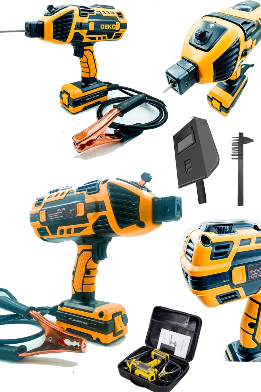 Hand Welder DKT-220A Yeni Nesil Tabanca Kaynak Makinası Invertör