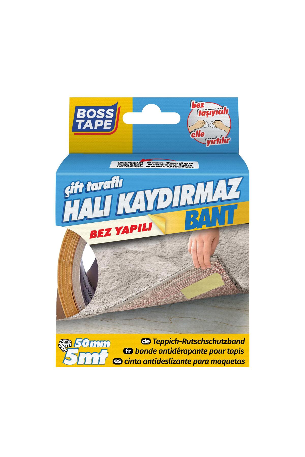 Bosstape Çift Taraflı Halı Sabitleme Bandı 50mm X 5mt