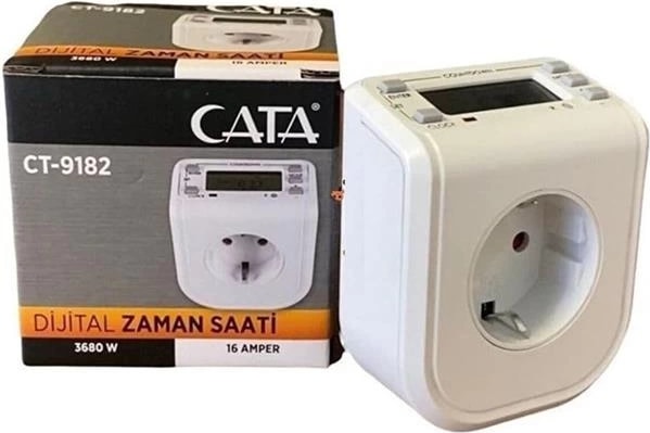 CT-9182 Dijital Zaman Saati, 3680 W, Beyaz